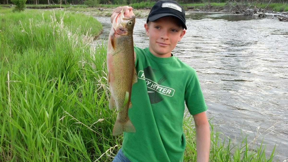 fishing kid
