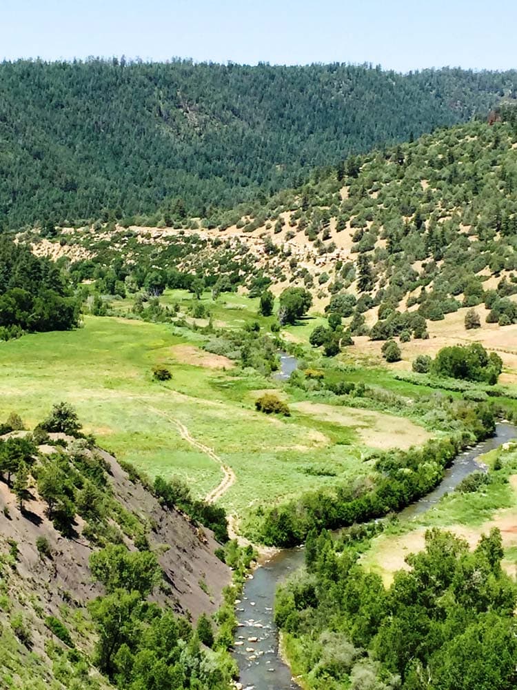 Dos rios ranch landscape