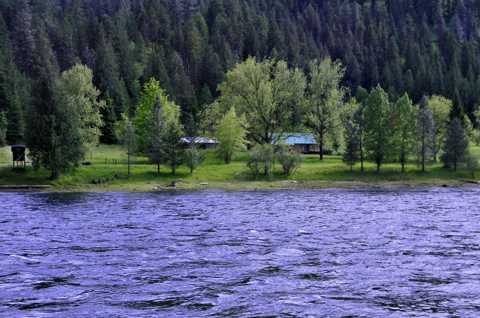 Clearwater River Place Idaho View from Water