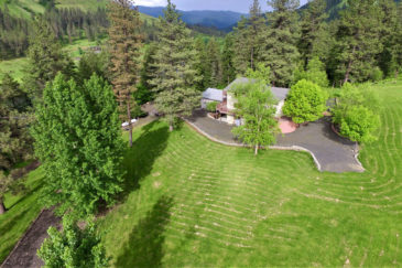 Clearwater River Place Idaho Aerial Ranch For Sale