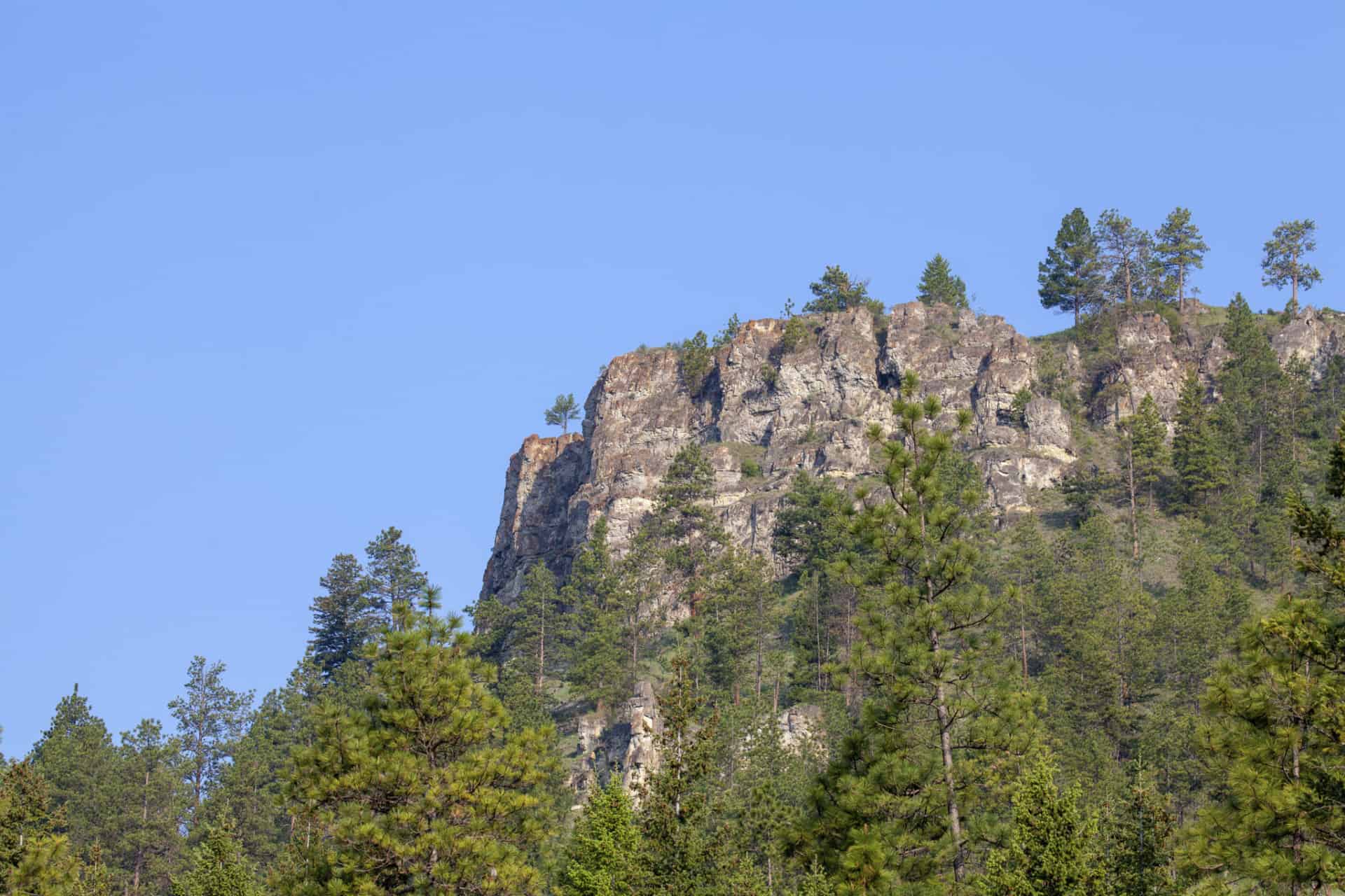 Rock Outcropping Montana Wild Horse Mountain Ranch