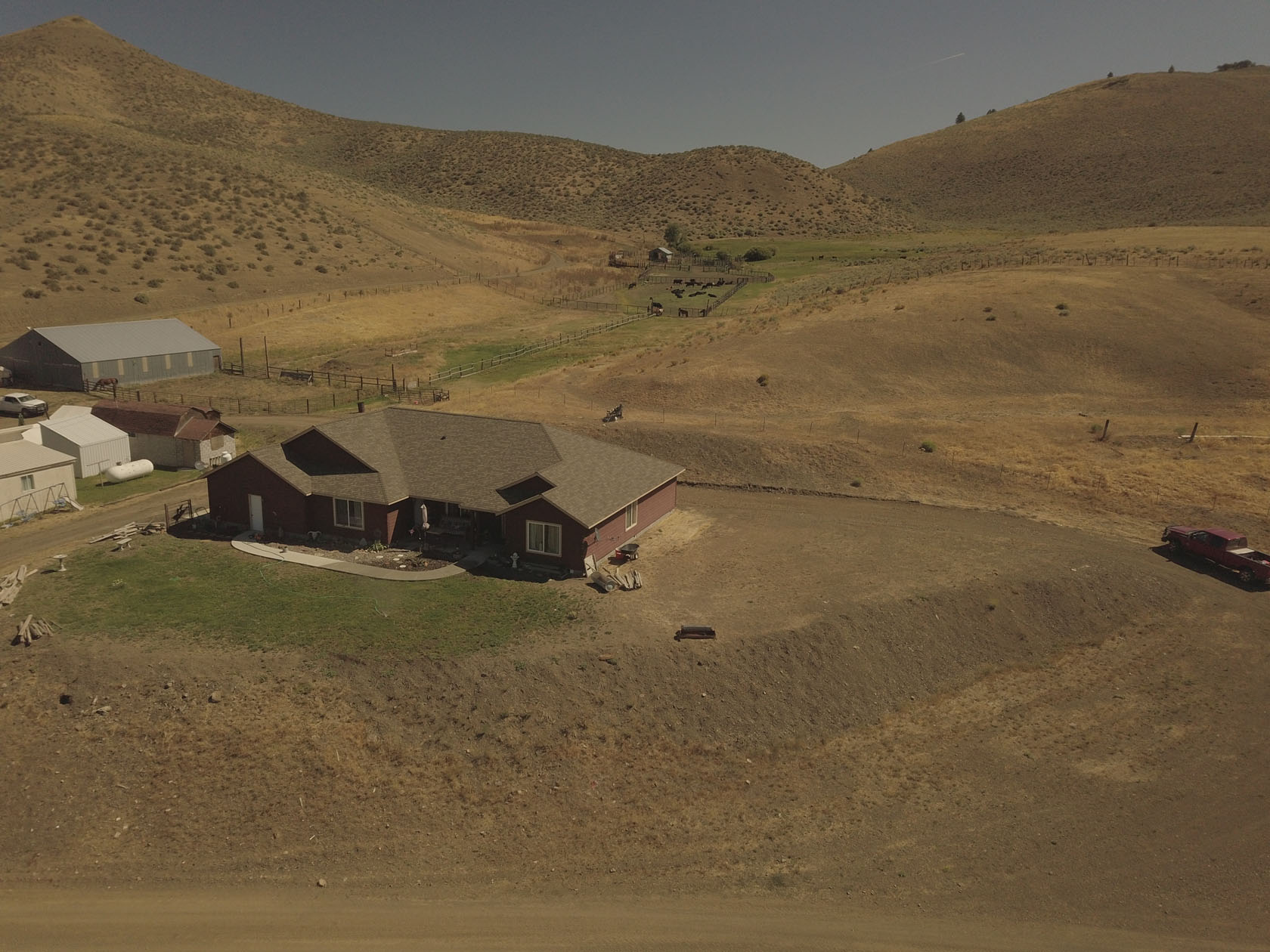 areal house ranch view oregon flying s ranch