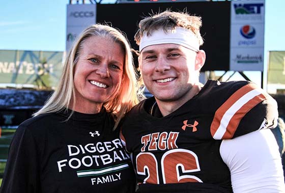 kimberly lowry montana ranch broker and son at football game