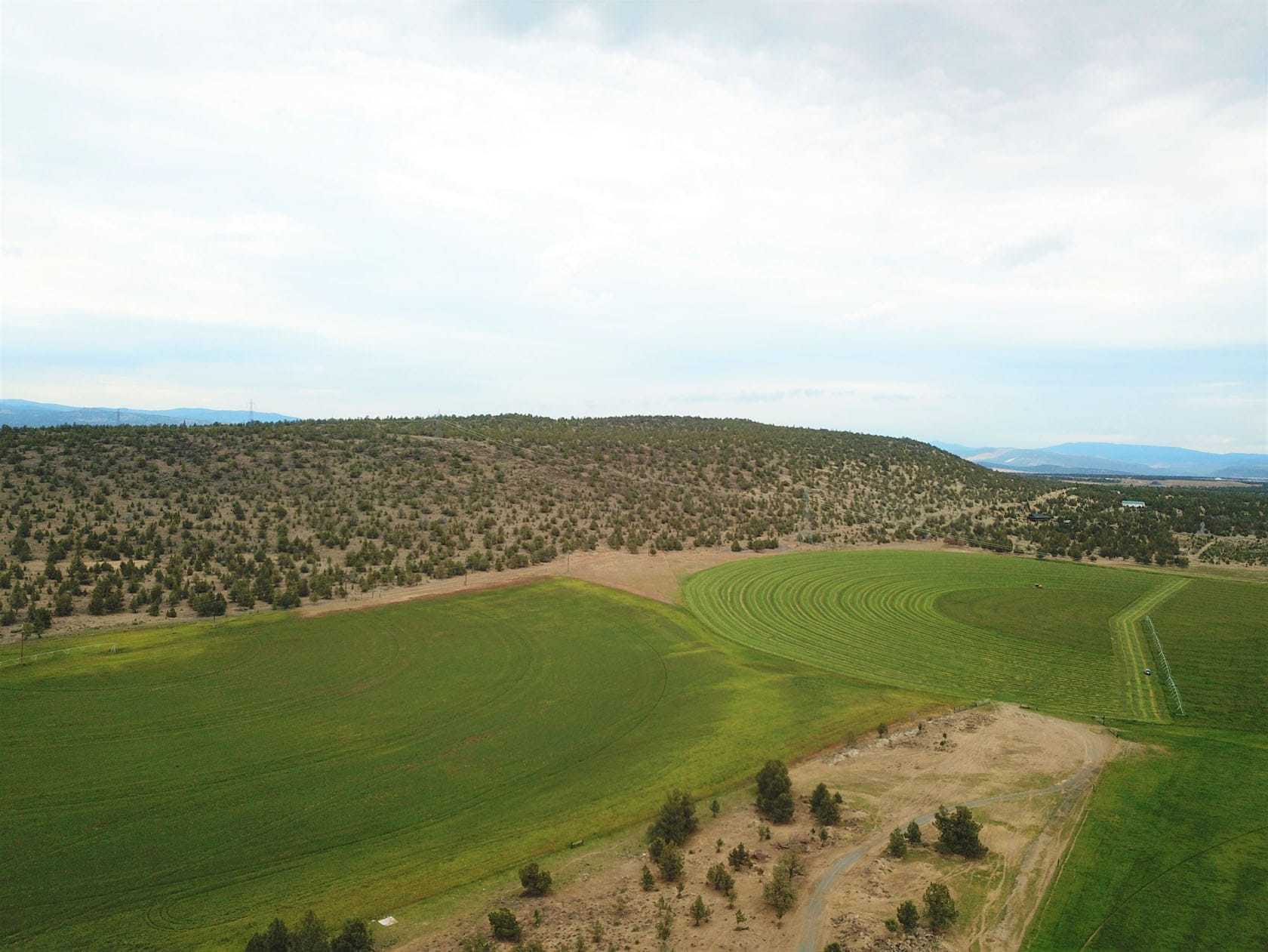 aerial view oregon myers butte ranch
