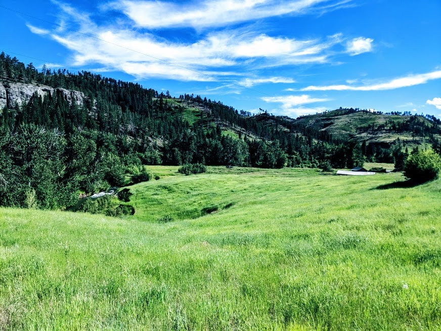 Along Bridger Creek Montana Silver Creek Elk Preserve Fay Ranches