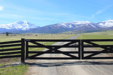 Indian Creek Ranch John Day Oregon Cattle Ranch gate