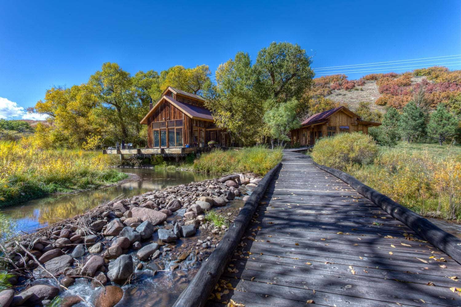 House Across Bridge Colorado Escalera Ranch