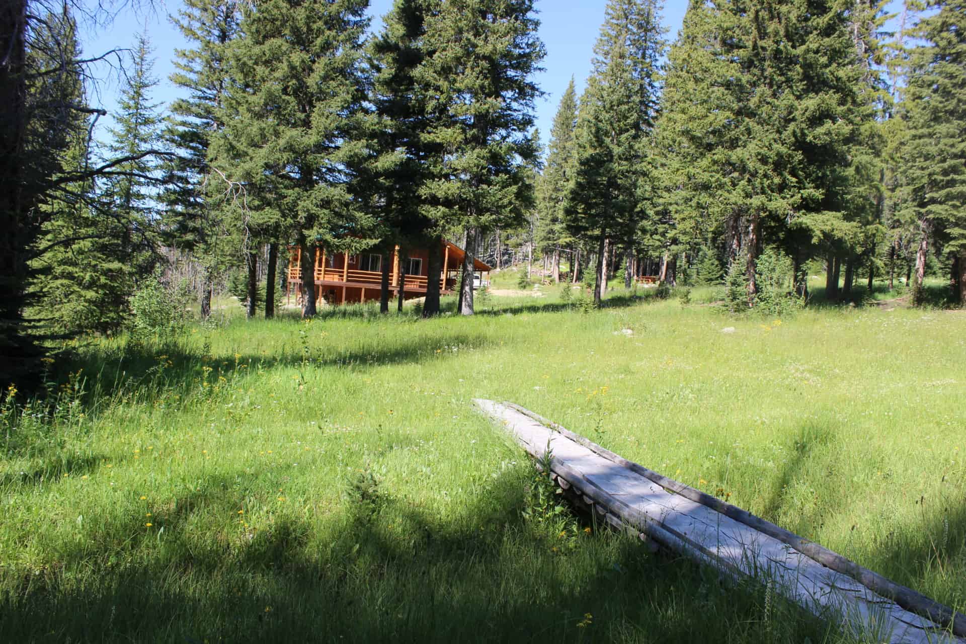 Small Cabin Bridge Montana Hoodoo Creek Mountain Retreat
