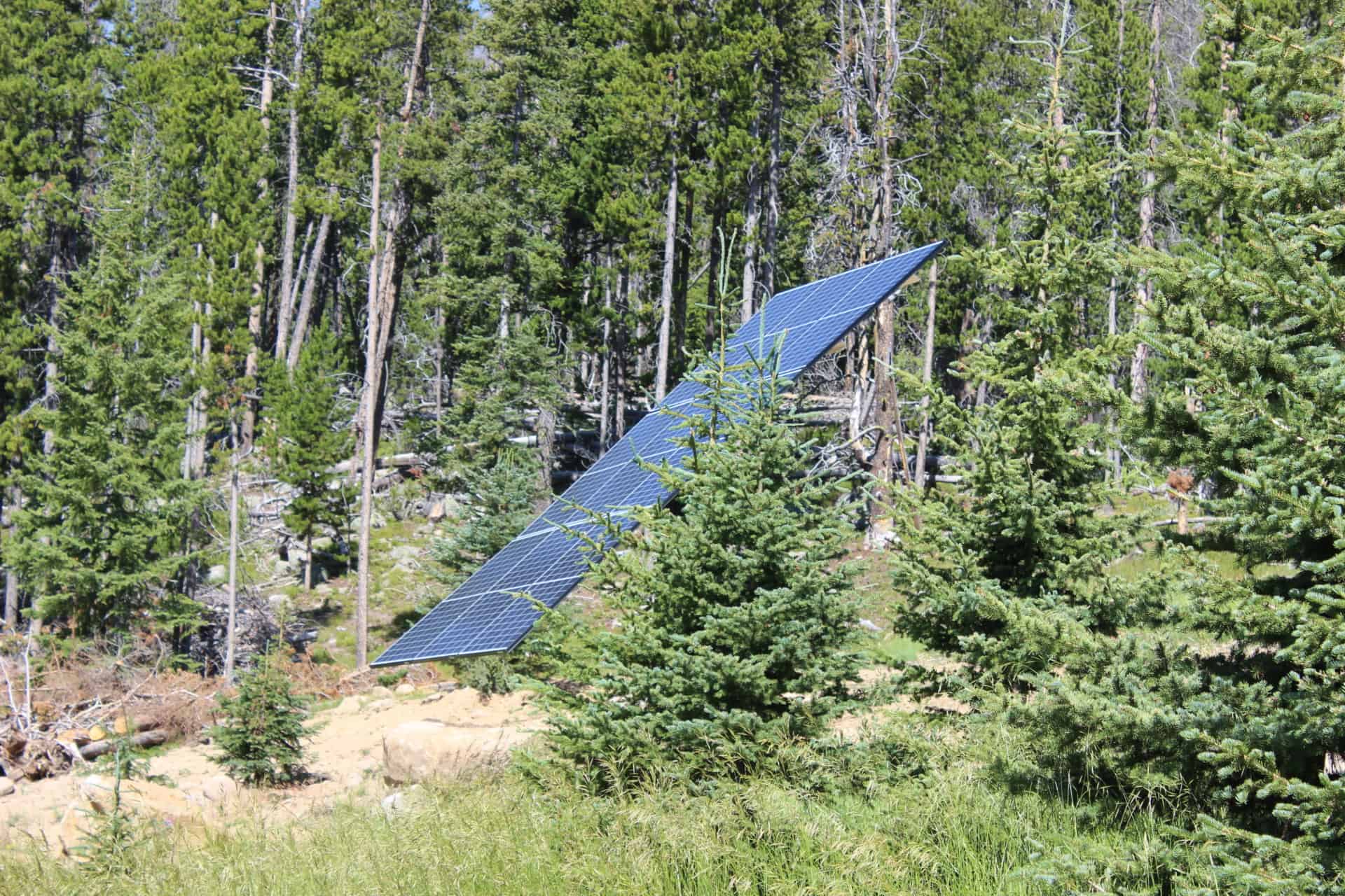 Small Cabin Solar Montana Hoodoo Creek Mountain Retreat