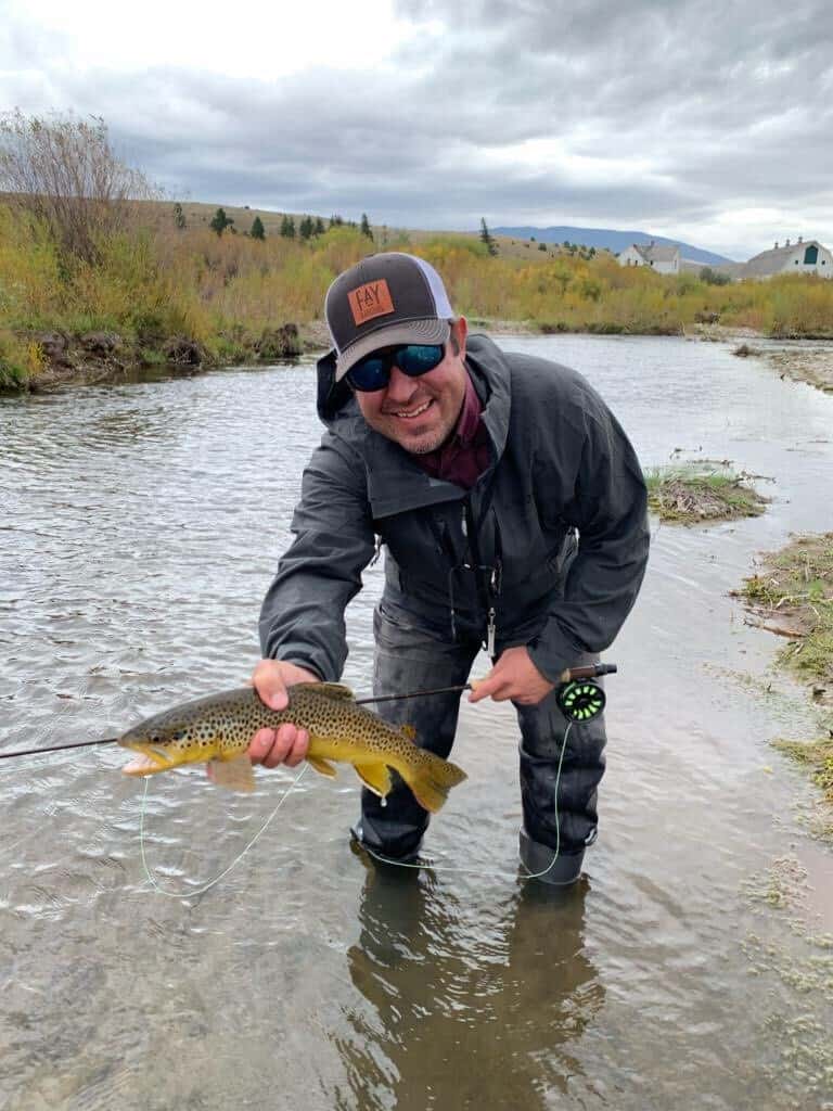 Vinny Delgado trout fishing
