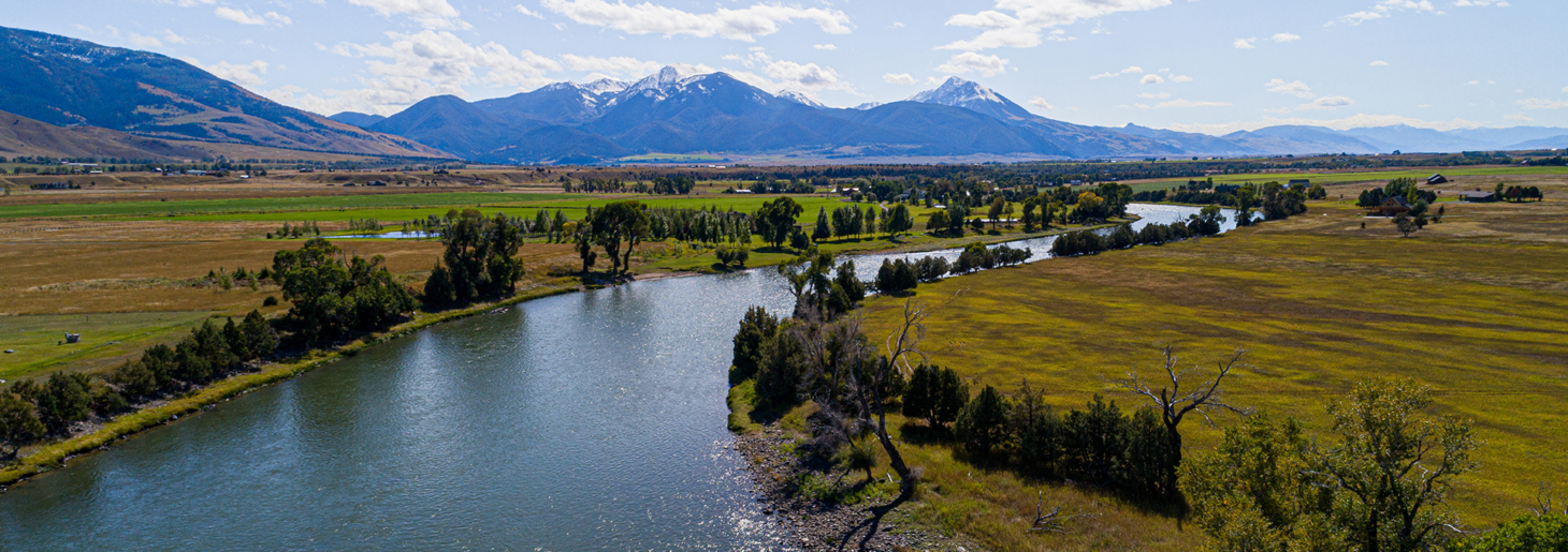 Yellowstone River House Livingston MT Fay Ranches