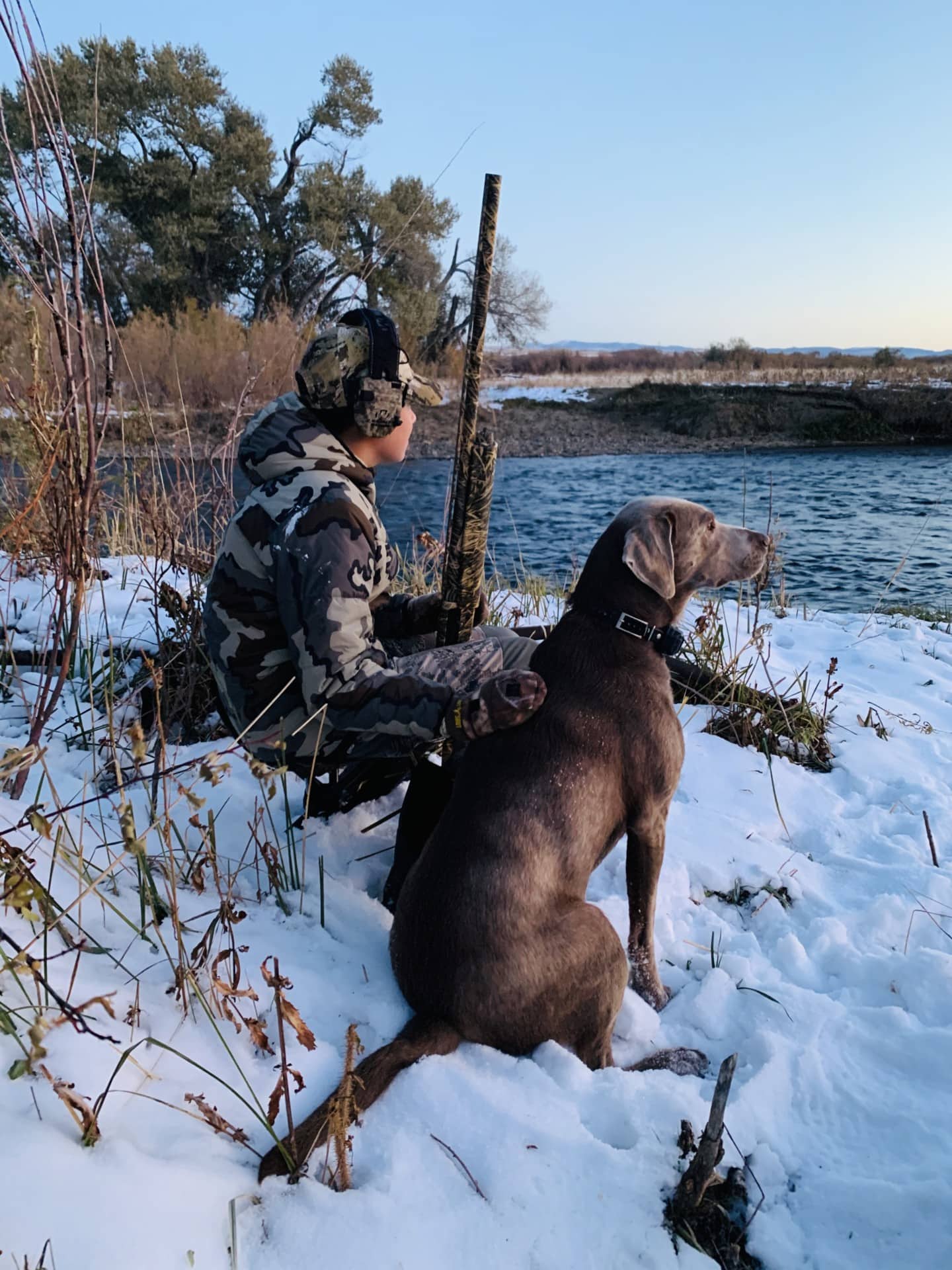 Hunting with kids and dog fay ranches