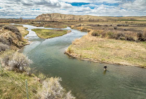 Ryan bramlette fly fishing hip deep