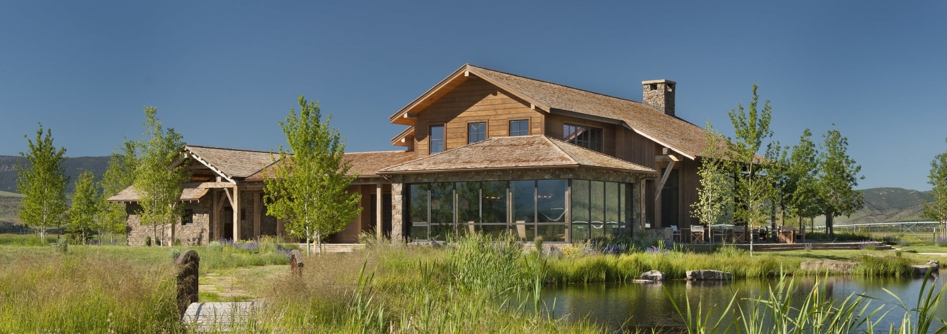 North Fork Builders Montana house by lake