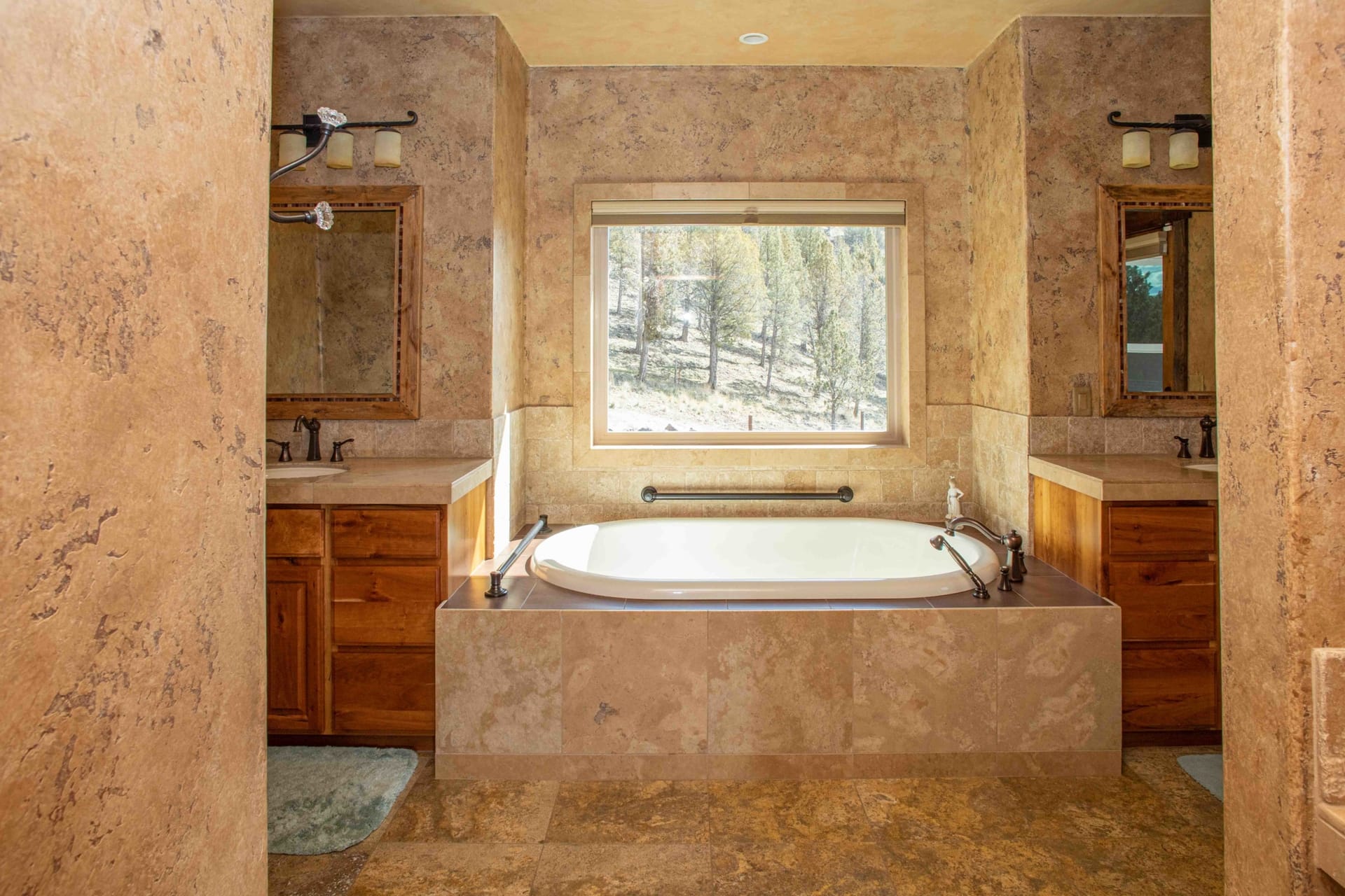 soaking tub master bathroom oregon mckay creek ranch