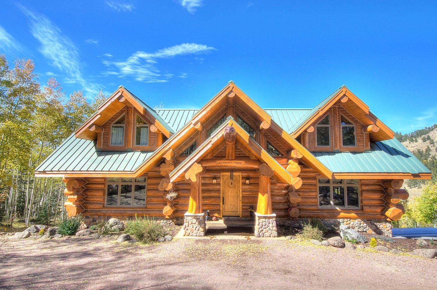 Custom Log Home Colorado Circle E Ranch