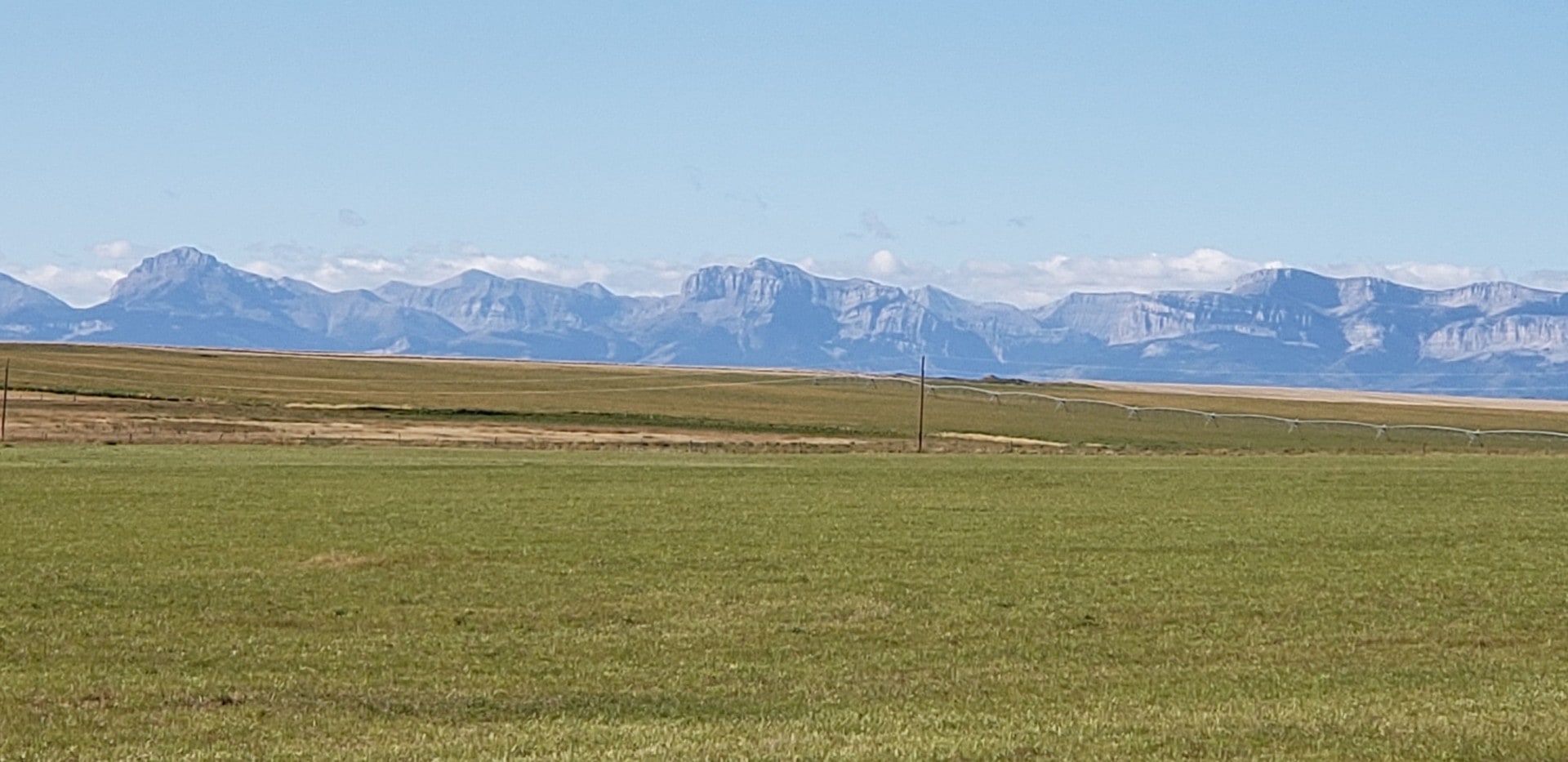 Rocky Mountain Front Montana Lake Francis Irrigated Farm
