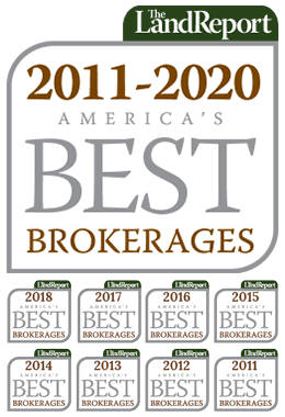 The Land Report awarded Fay Ranches one of America's Best Brokerages 10 years consecutively