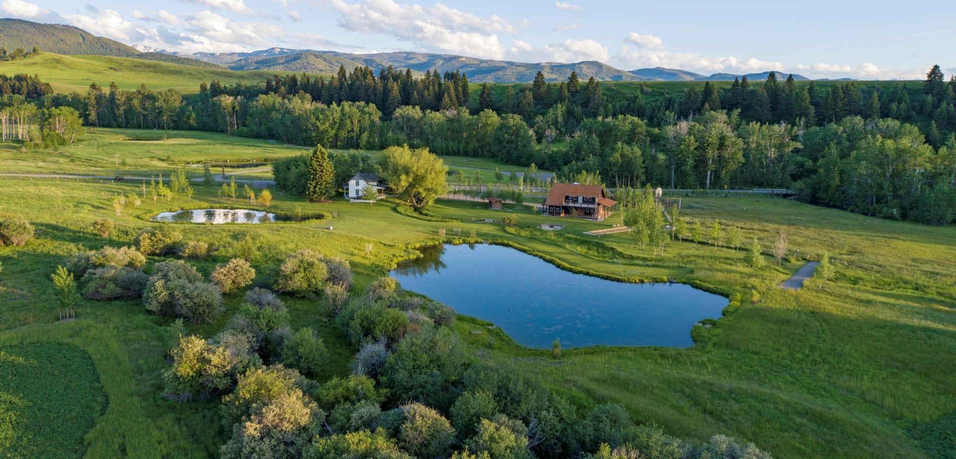 evening-ponds-view-south-cottonwood-ranch-bozeman-mt-edit | Fay Ranches