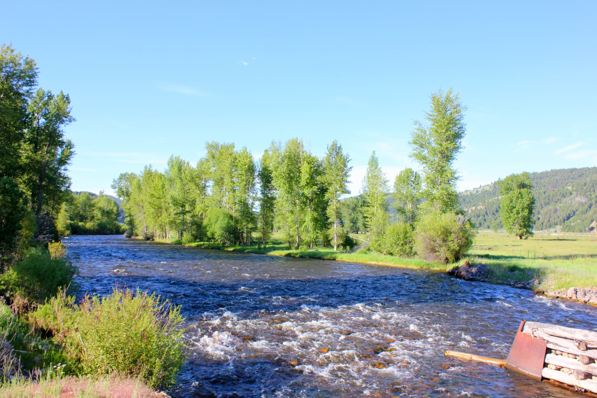 River Frontage for Sale Montana Rock Creek Cattle Ranch