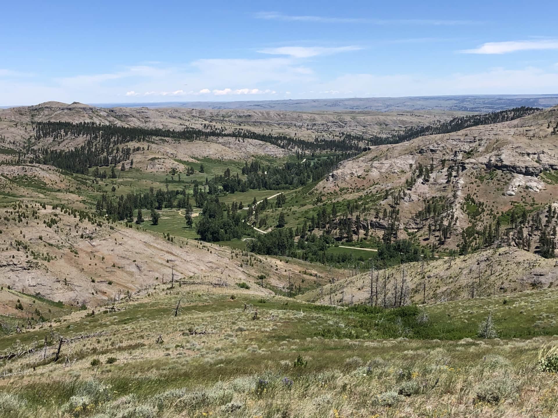 wide open space Montana Topography Four Creek Sporting Ranch Big