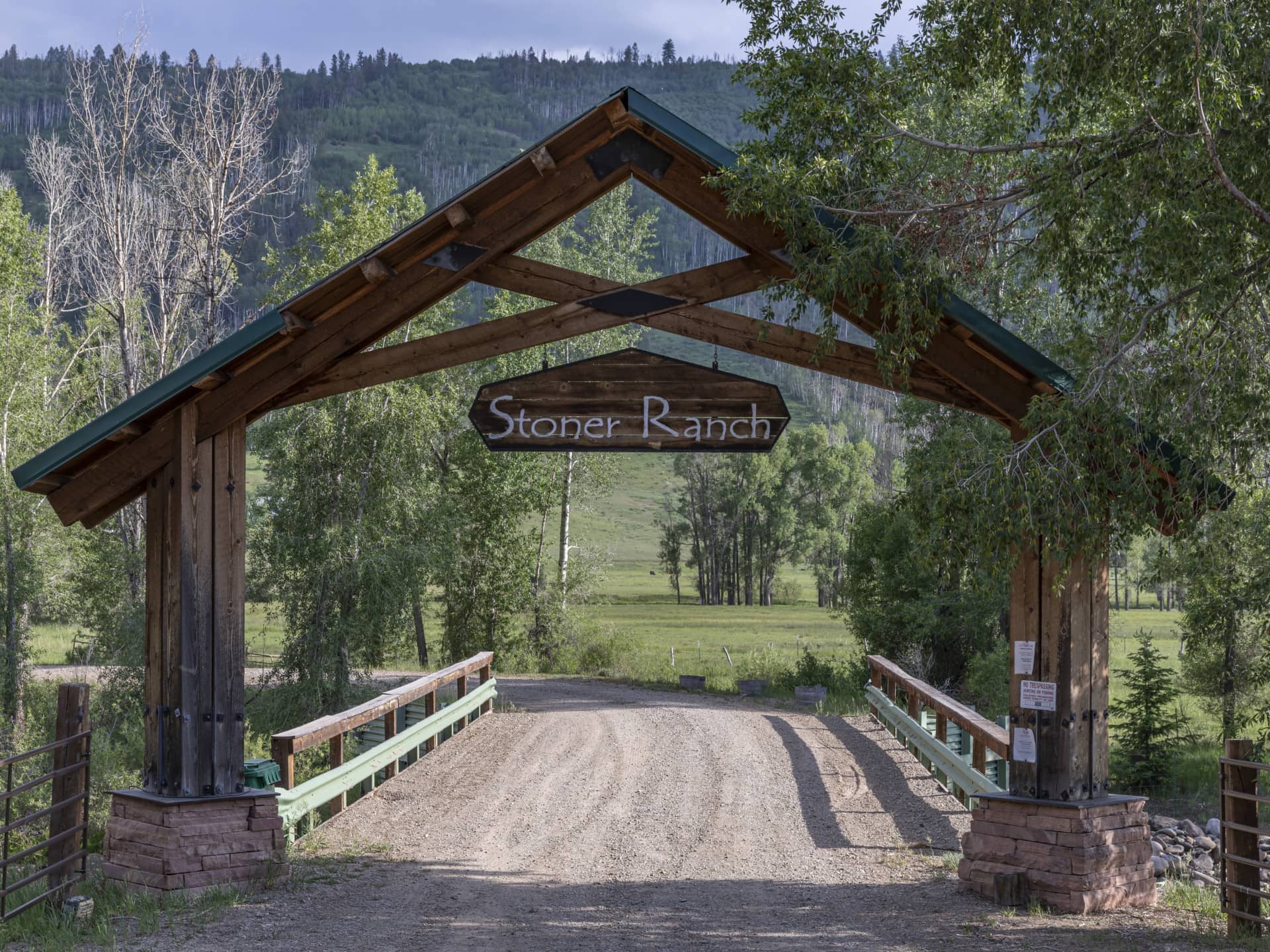Dolores River Ranch Colorado Stoner Ranch Gate