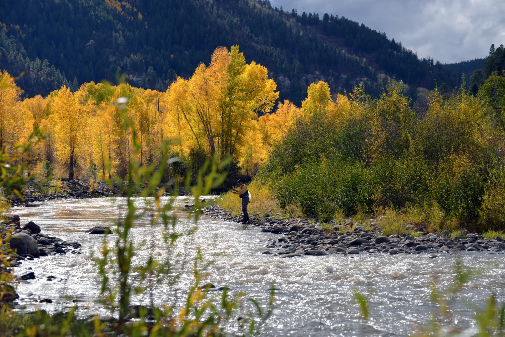 Dolores River Ranch Colorado fall river