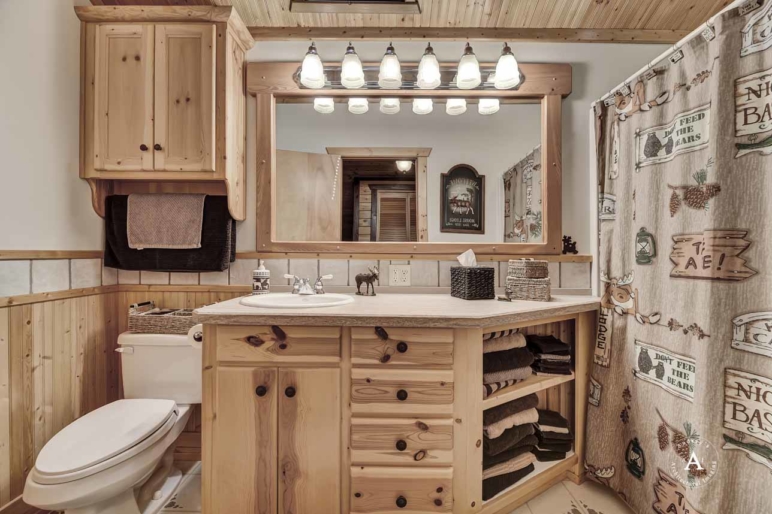 Bathroom Montana Holter Lake Cabin Fay Ranches