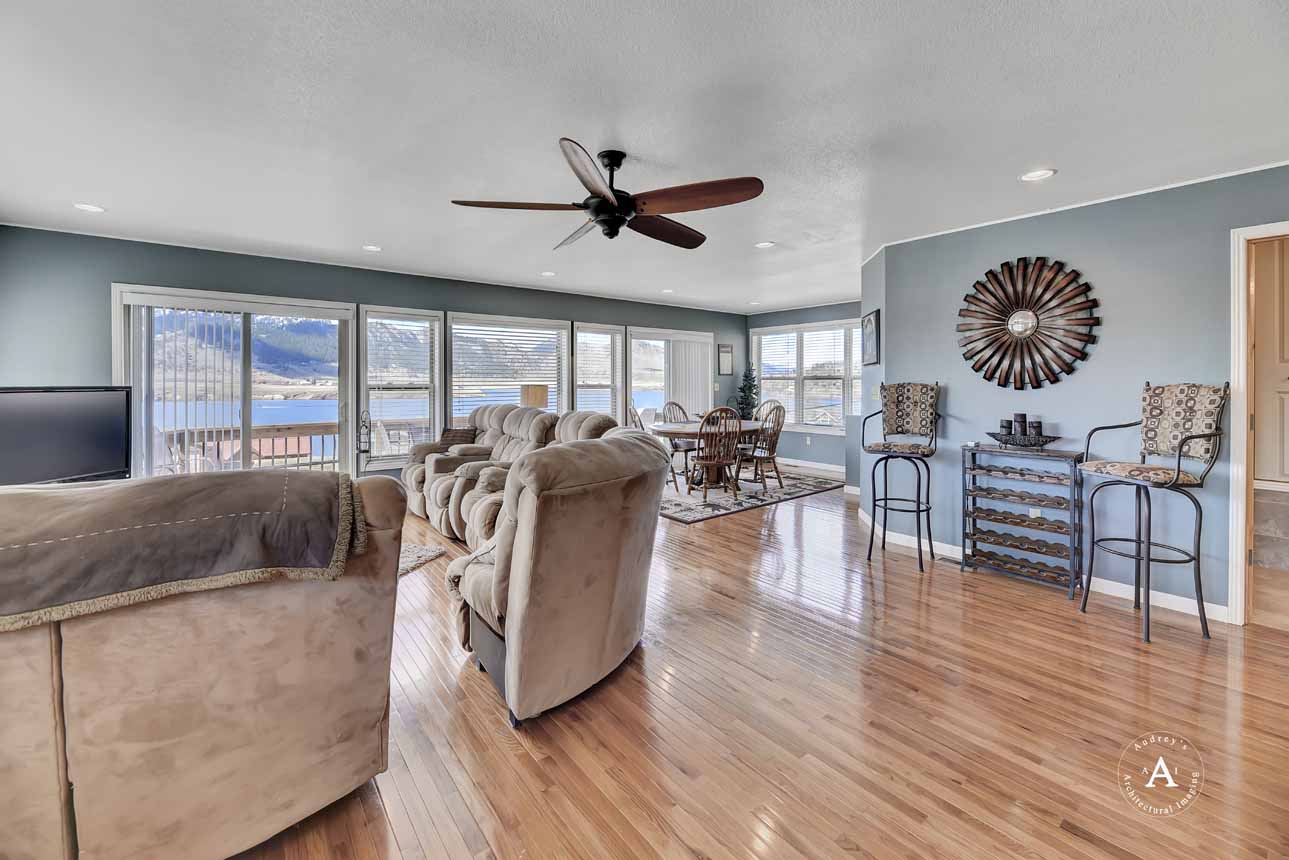 Guest Home Open Living Montana Holter Lake Cabin Fay Ranches