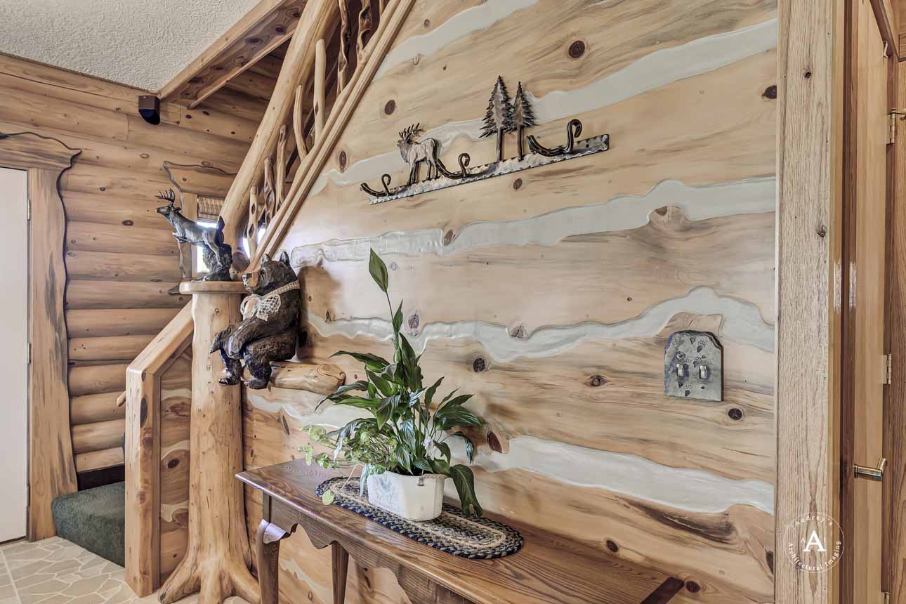 Log Cabin Wall Chinking Montana Holter Lake Cabin | Fay Ranches