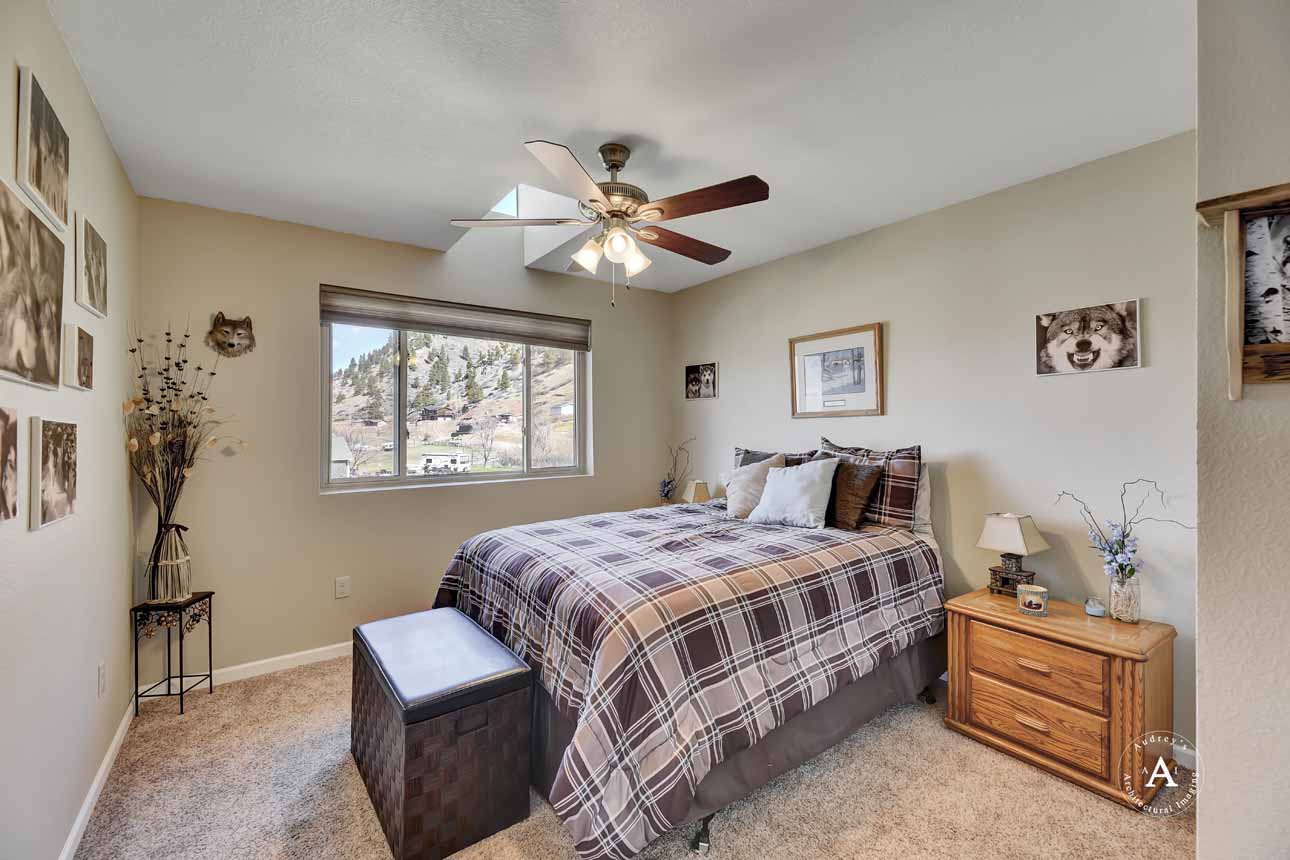 bedroom montana holter lake cabin Fay Ranches