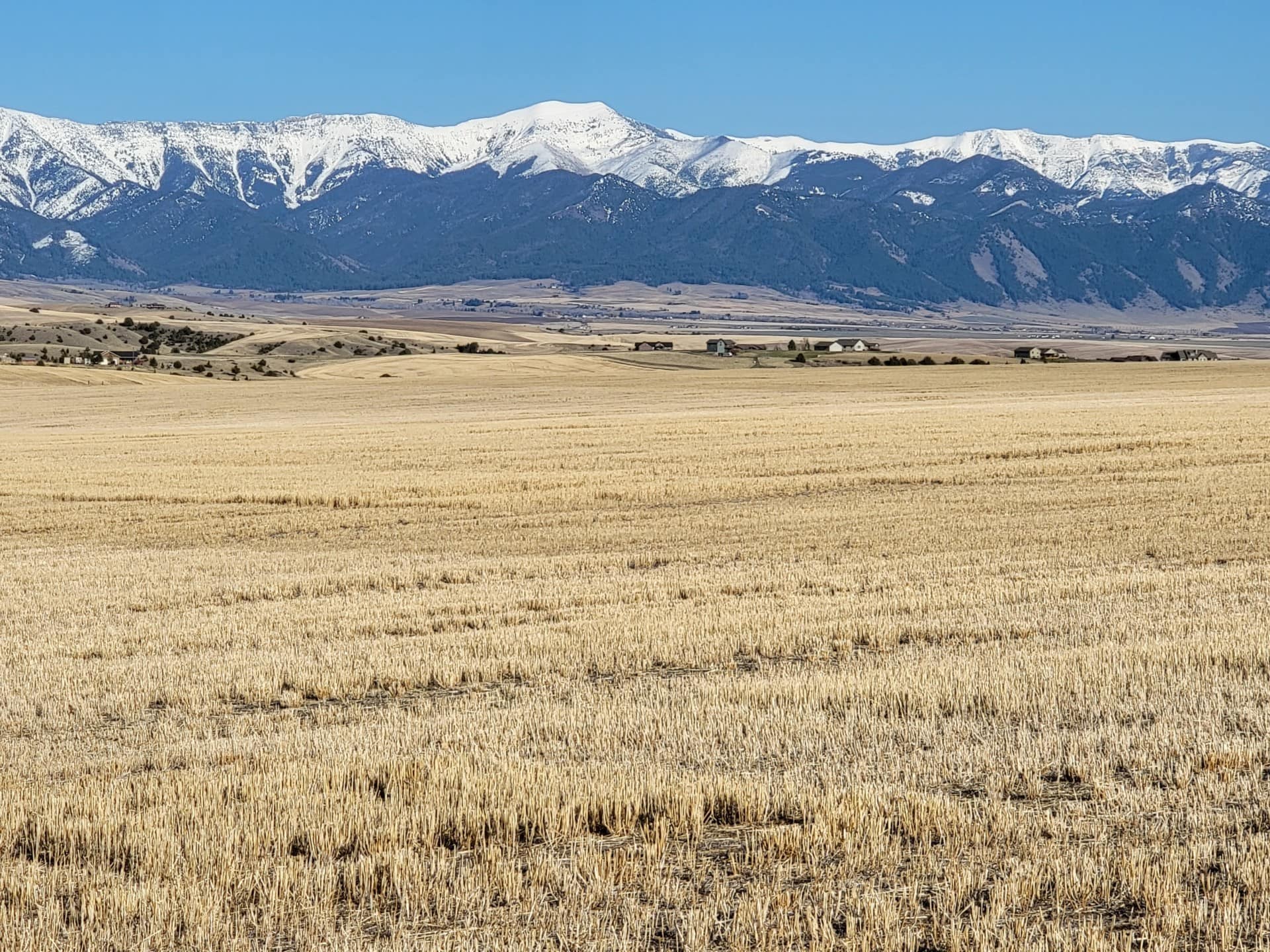 Bridger Mountain Views Montana Rocking S7 Ranch