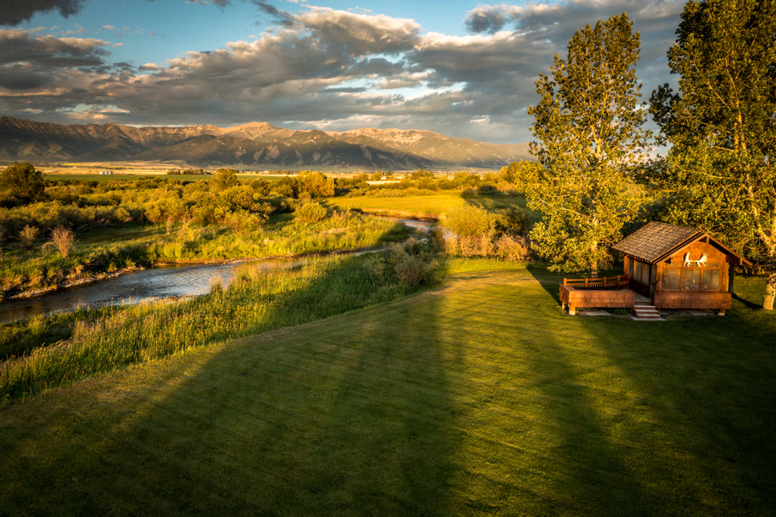 East Gallatin River Ranch Bozeman Fishing Fay Ranches