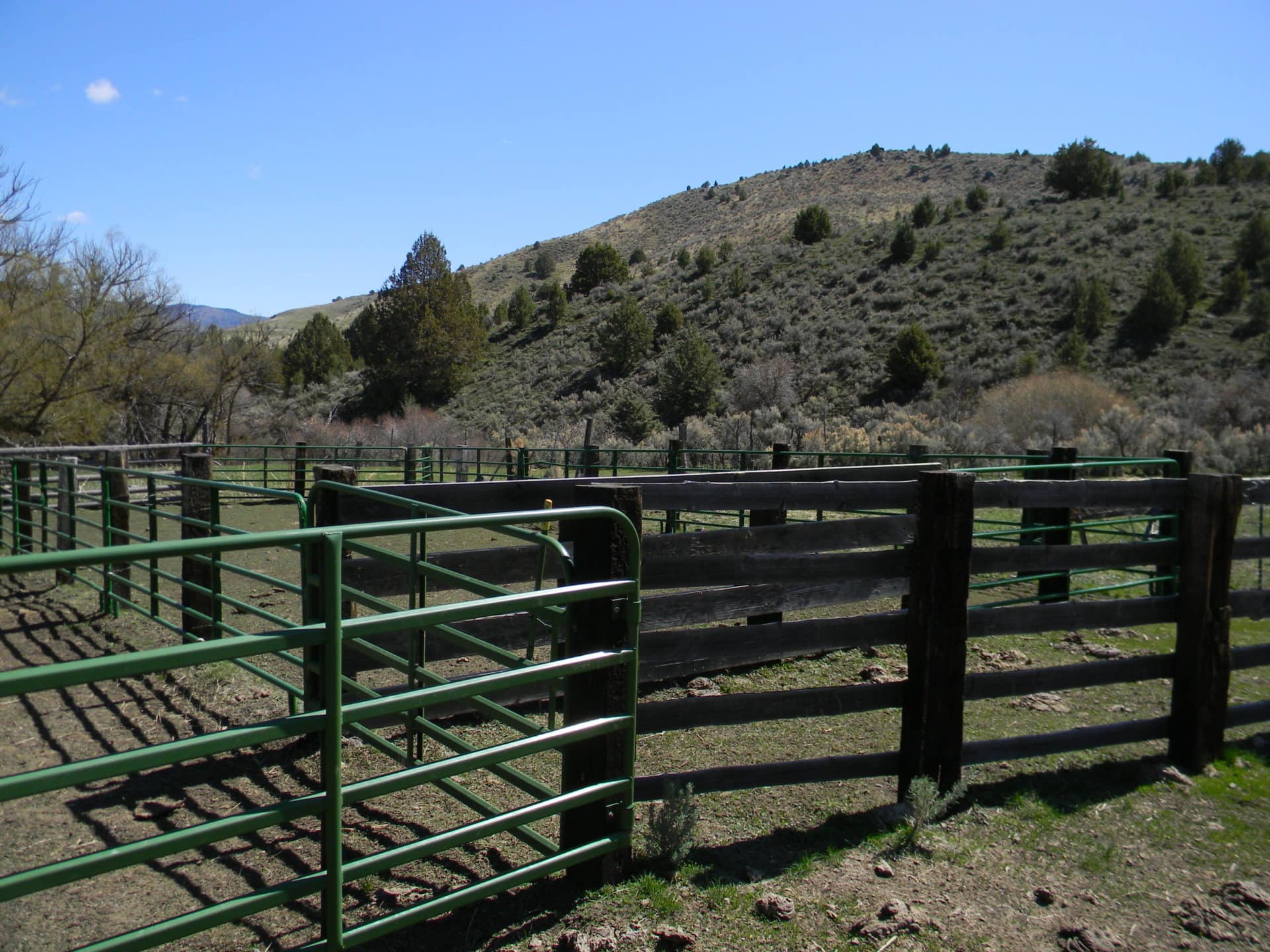 fence corrals oregon french creek ranch