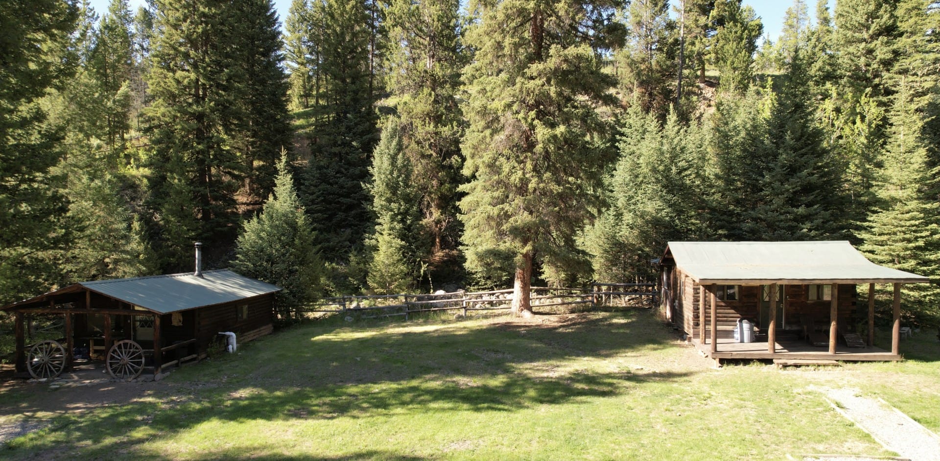 Rustic Log Cabins Montana Storm Castle Retreat