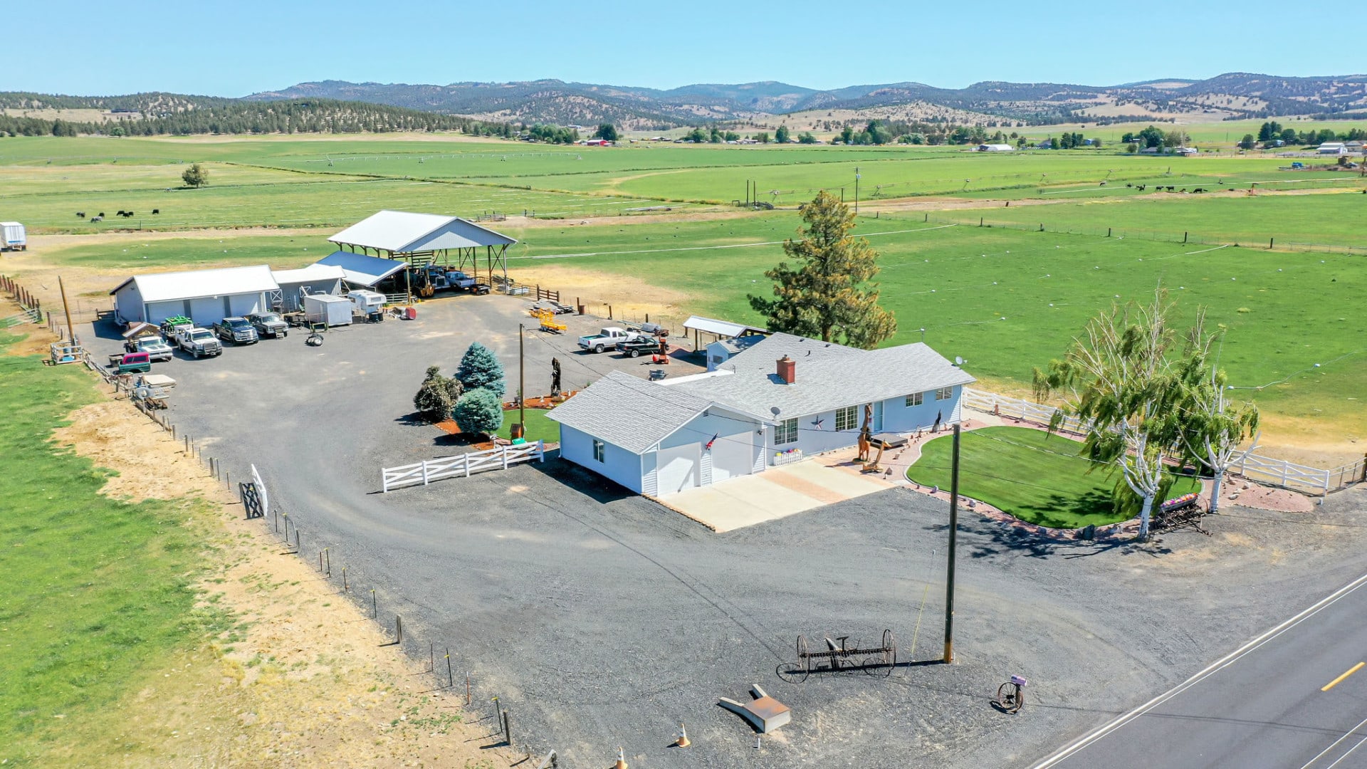 excellent cattle set up oregon wainwright hobby ranch