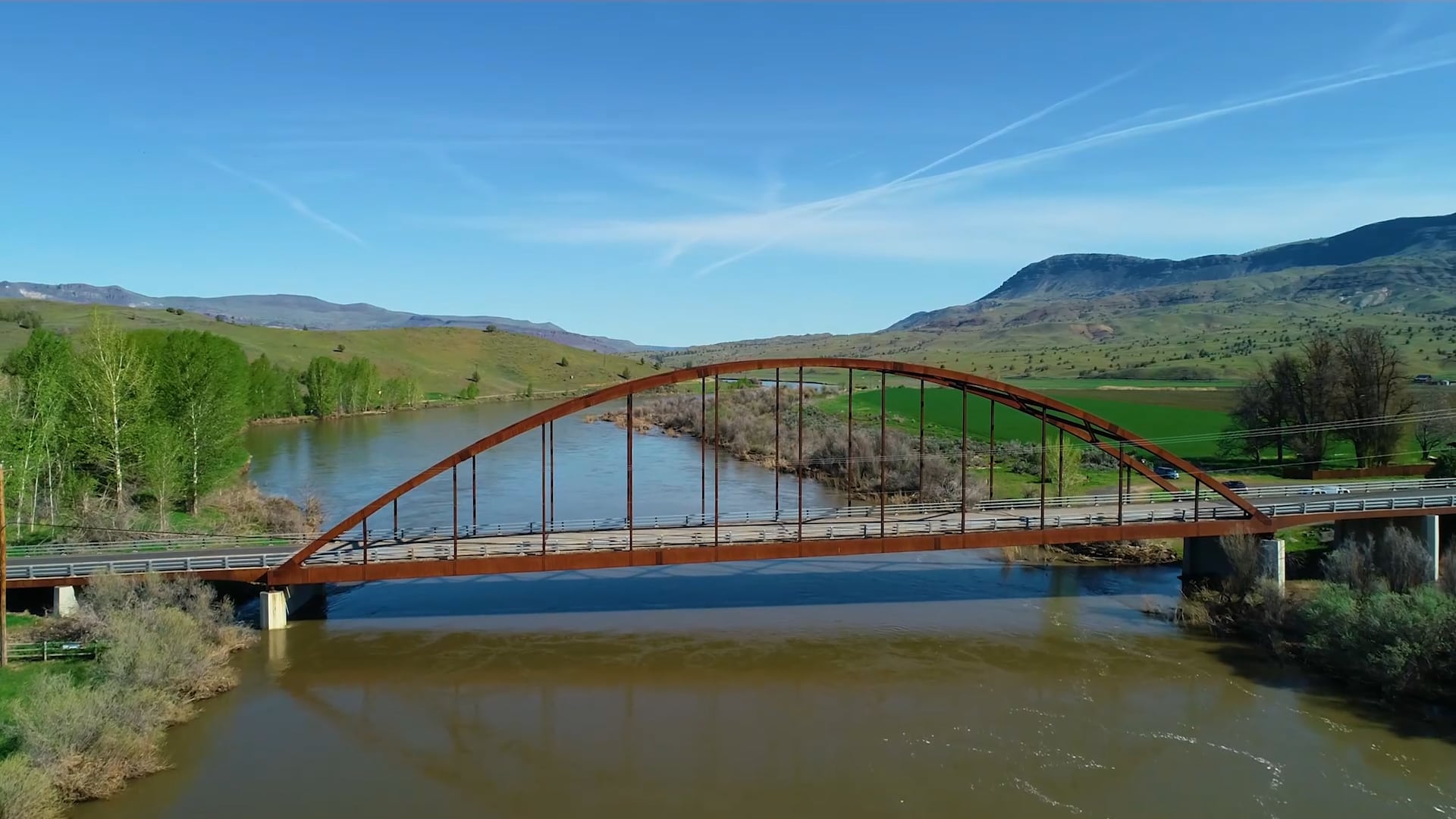 Clarno Bridge Oregon John Day Breaks Pasture
