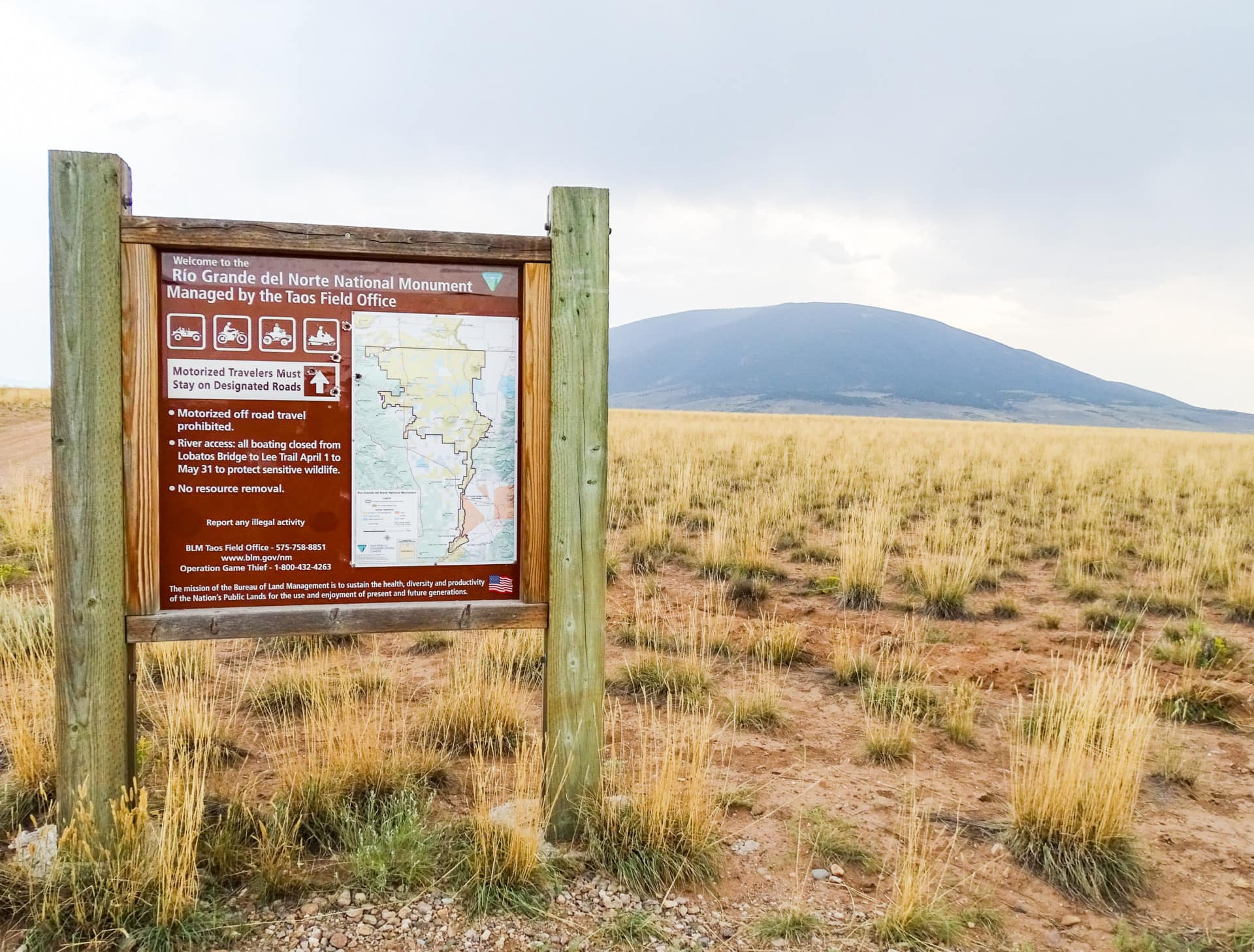 Rio Grande del Norte National Monument Sign Colorado Rio Grande Del Norte Ranch