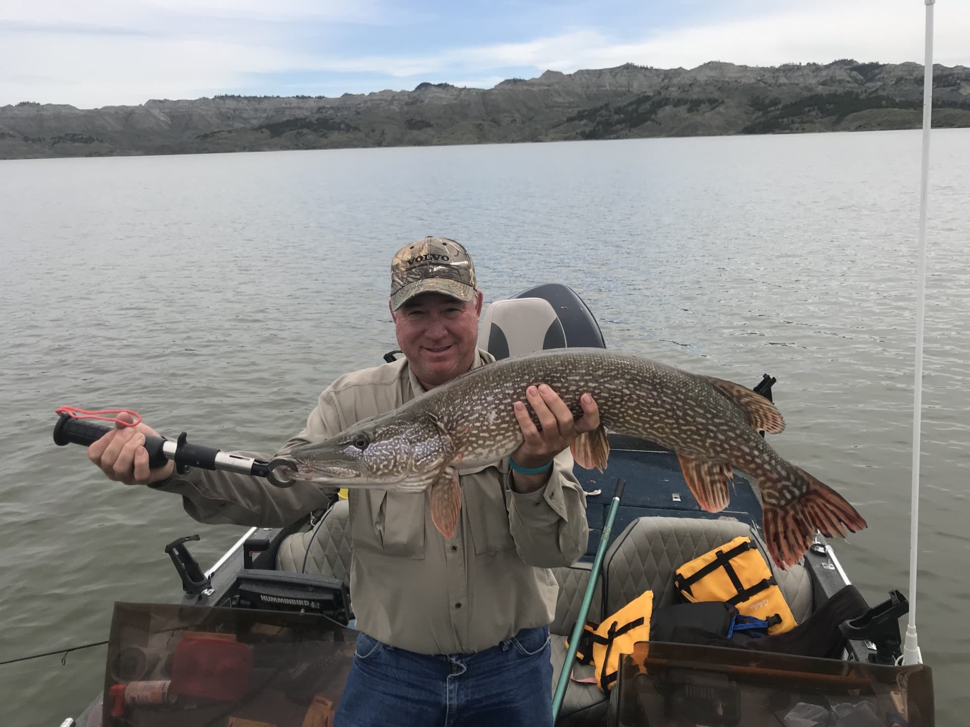 catching pike on fort peck lake in Montana