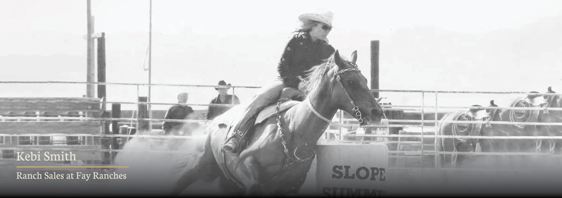 Kebi Smith Fay Ranches Ranch Sales Broker Barrel Racer cropped