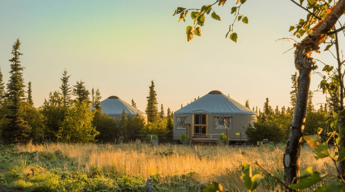 Yurts alaska gold creek lodge