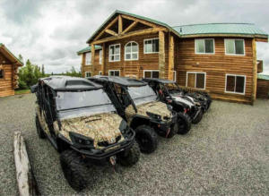 front of lodge alaska gold creek lodge
