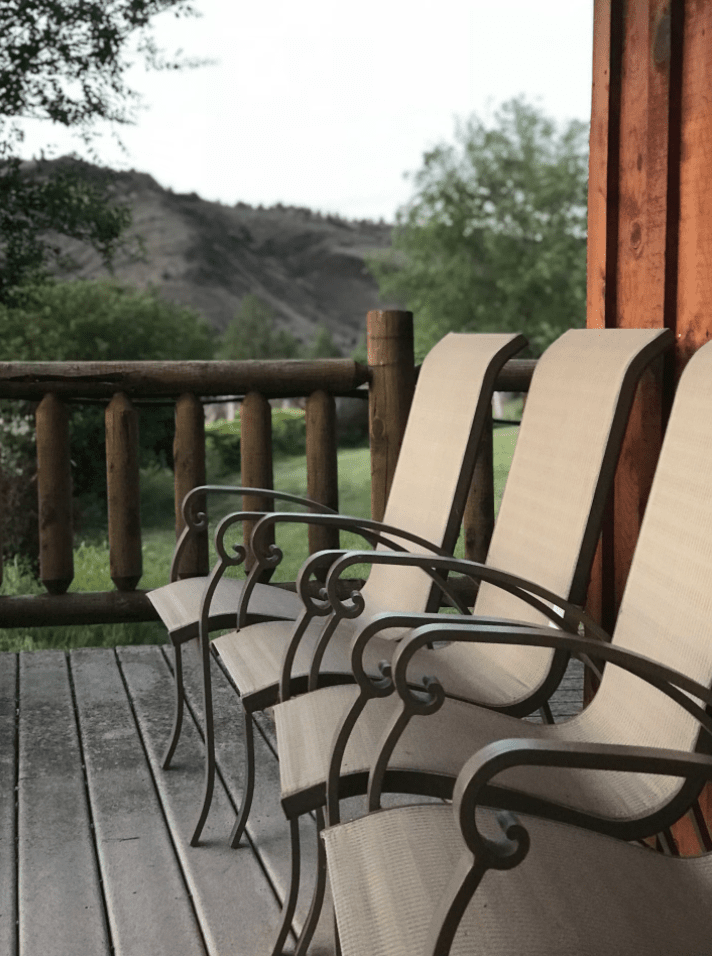 chairs waiting oregon campbell crossing ranch north fork john day river