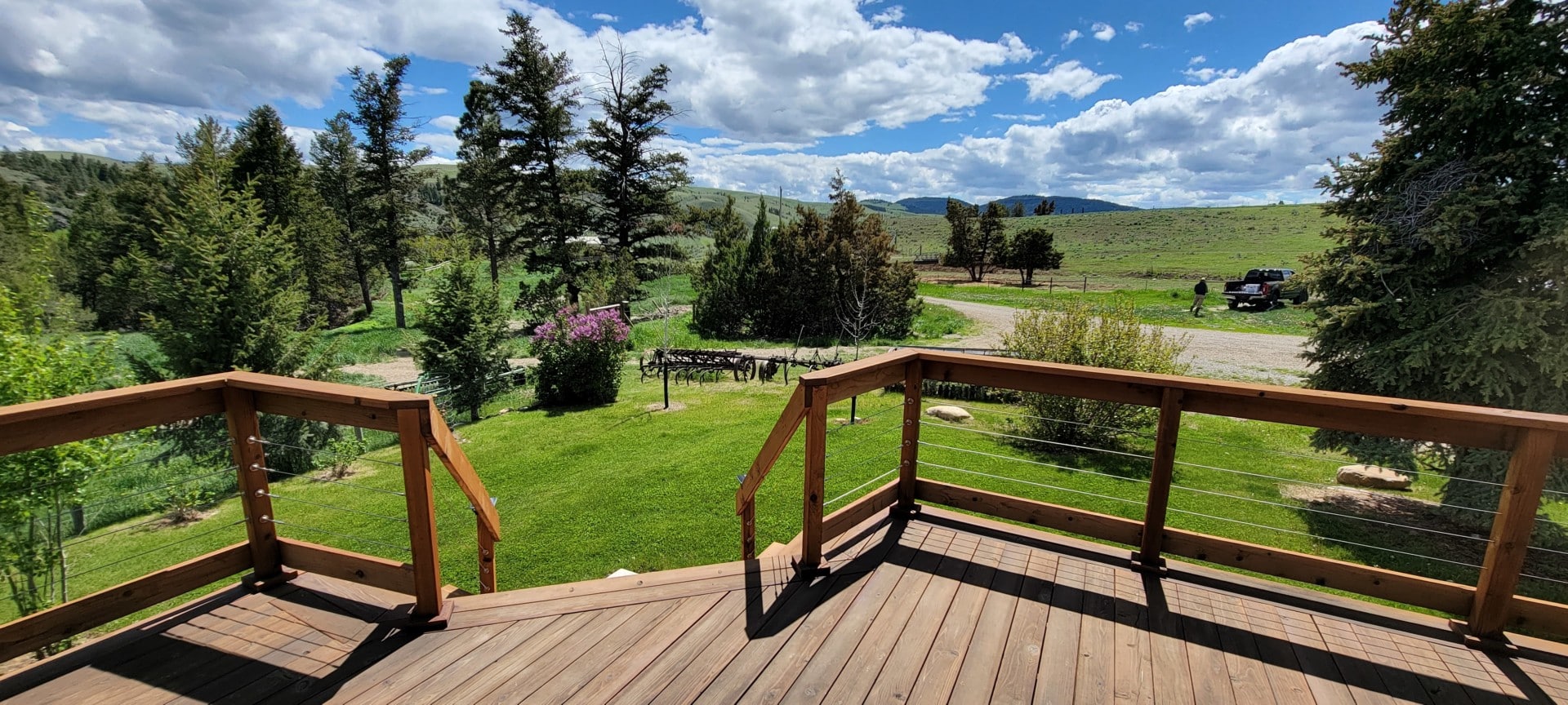patio Schock Ranch on the North Fork Montana