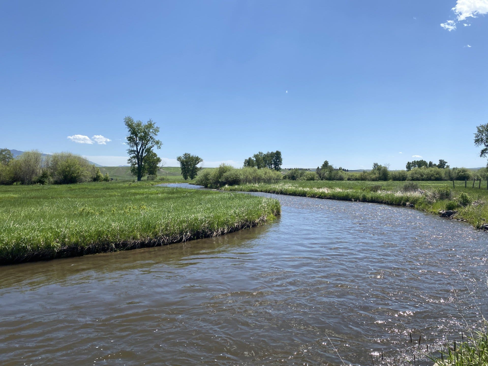 creek shallow flint creek ranch montana Fay Ranches
