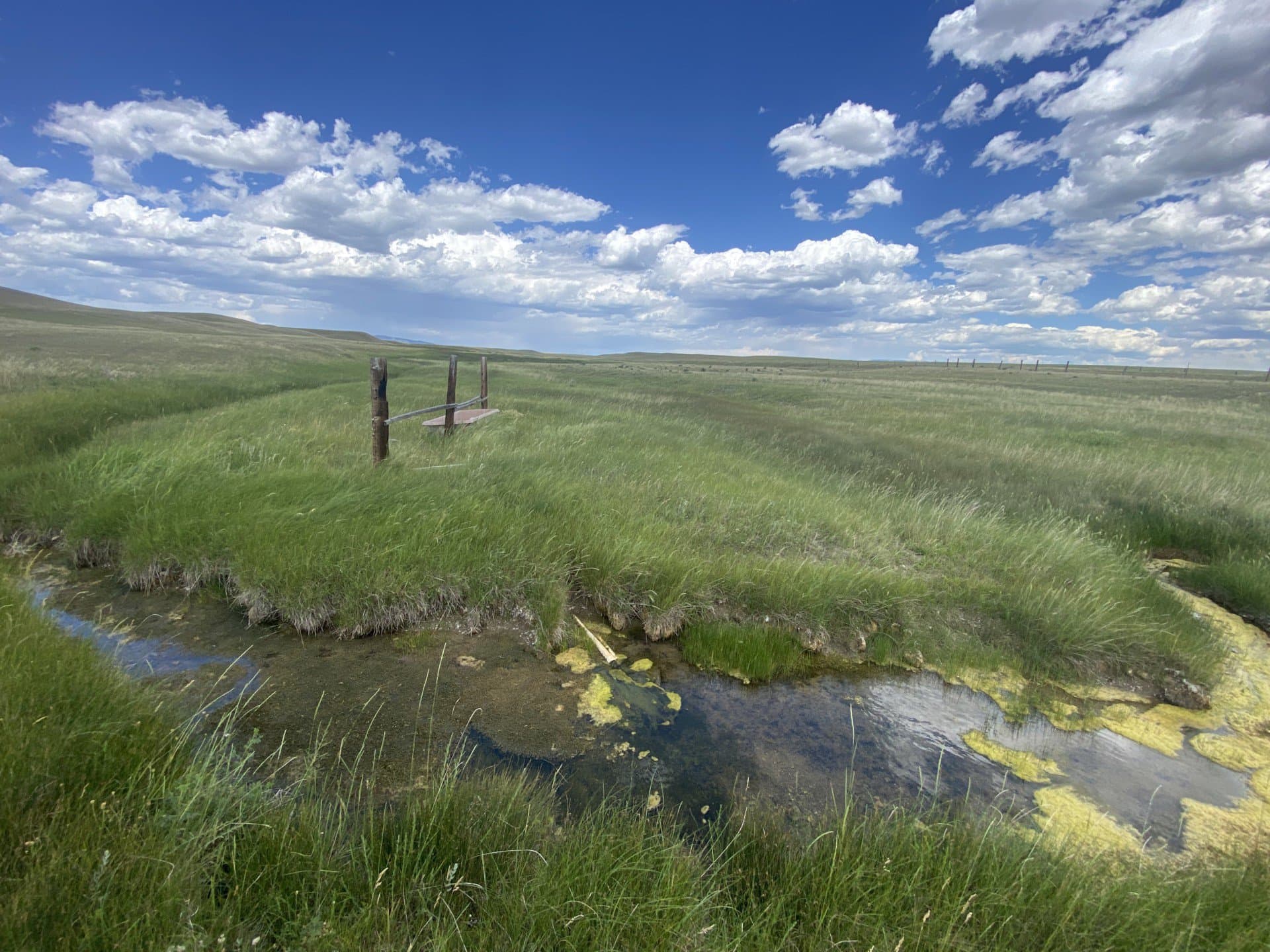 flowing spring east side near old tracks fox hill ranch harlowton montana