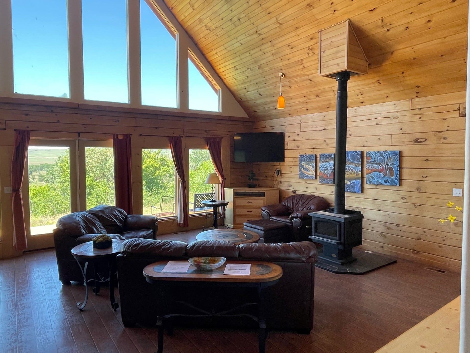 window stove montana riverbend angler cabins