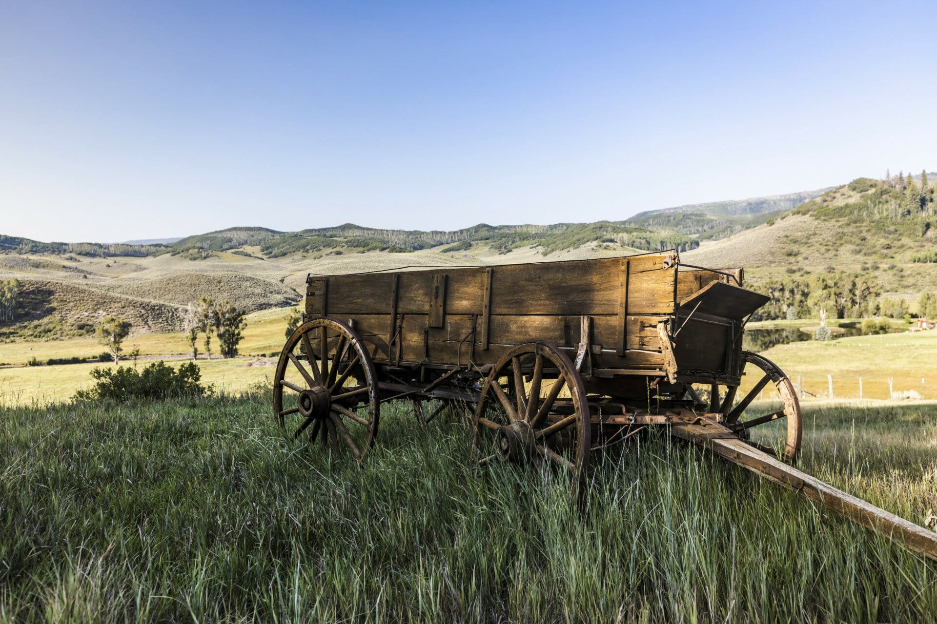 Historic Wagon Colorado Ragged Mountain Ranch