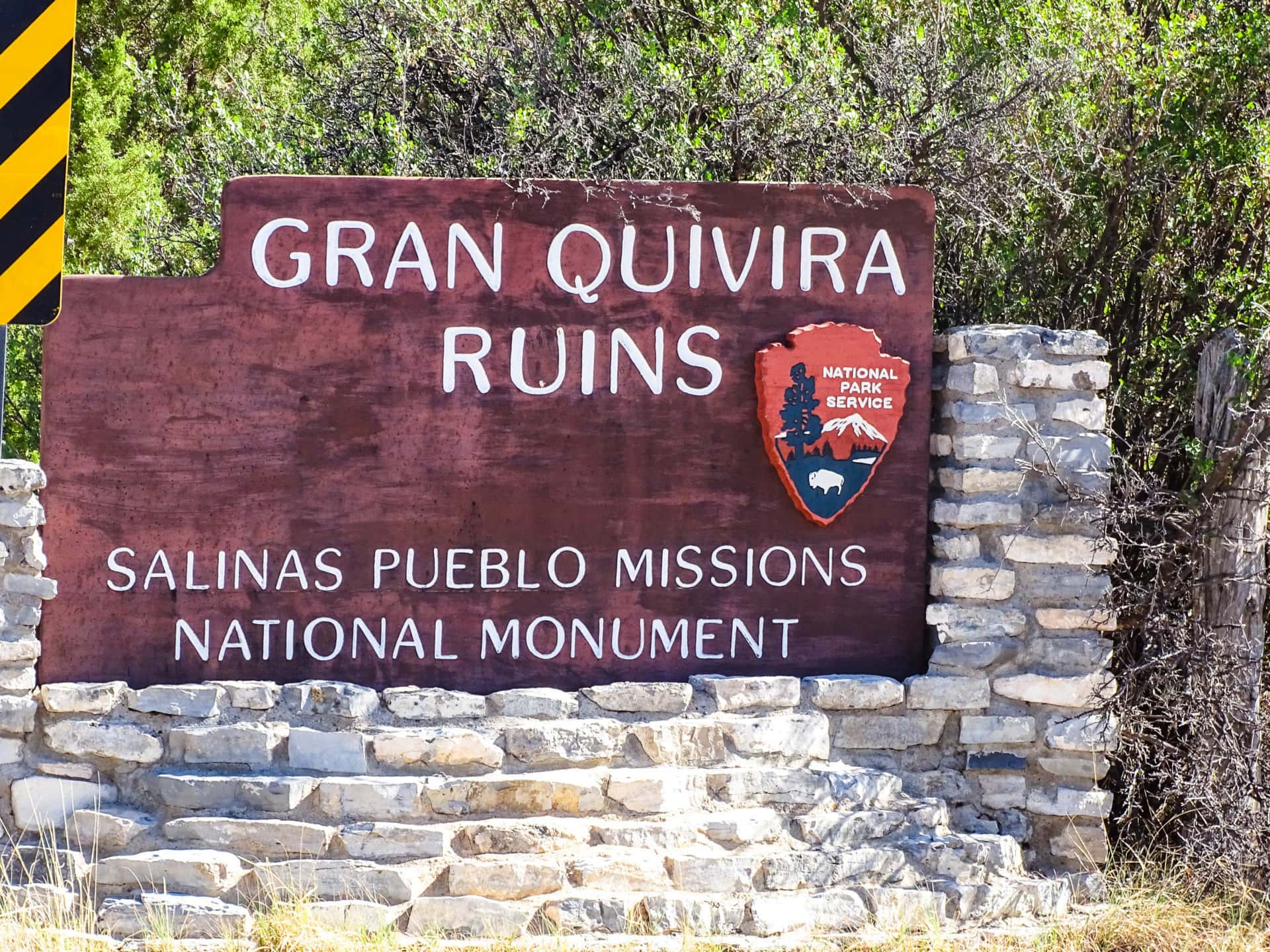 Gran Quivira Entrance Sign Socorro County New Mexico The Easo Ranch
