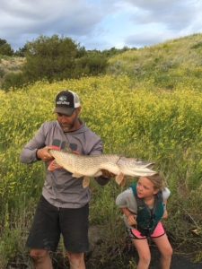 Northern Pike Fort Peck Montana Missouri River Breaks Square Butte Ranch